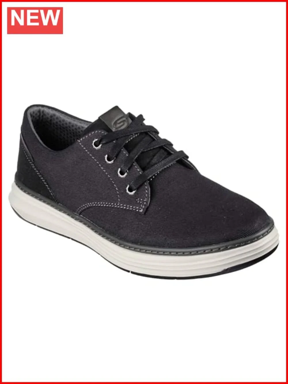 Low Profile Lace Up Canvas Oxfords with Memory Foam